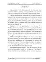 Khảo sát phân tích các yếu tố đầu vào, đầu ra của doanh nghiệp 