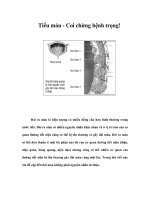 Tài liệu Tiểu máu - Coi chừng bệnh trọng! pptx