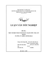 một số biện pháp nhằm đẩy mạnh tiêu thụ sản phẩm ở công ty khóa minh khai 