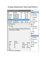 Tài liệu Sử dụng Administrative Tools trong Windows 7 doc