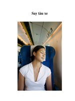 Tài liệu Say tàu xe doc
