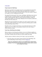 Tài liệu [ Team LiB ] Using Contacts for Mail Merge Mail merge is possibly the most popular reason pptx