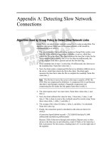 Tài liệu Appendix A: Detecting Slow Network Connections pptx
