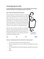 Tài liệu Tuyển dụng phụ nữ có bầu pdf