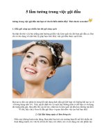 Tài liệu 5 lầm tưởng trong việc gội đầu doc