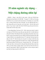 Tài liệu 35 năm ngành xây dựng – Một chặng đường nhìn lại ppt