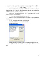 Tài liệu Các tính toán kinh tế và tài chính trong hệ thống thông tin quản lý docx