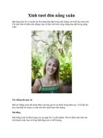 Tài liệu Xinh tươi đón nắng xuân ppt