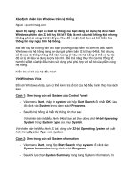 Tài liệu Xác định phiên bản Windows trên hệ thống pptx