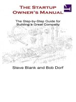 the Startup owner''''s manual