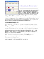 Tài liệu Đẩy nhanh thao tác dồn đĩa của windows docx