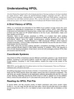Tài liệu Understanding HPGL pptx