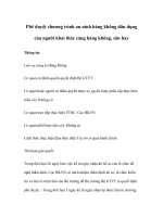 Tài liệu Phê duyệt chương trình an ninh hàng không dân dụng của người khai thác cảng hàng không, sân bay pptx