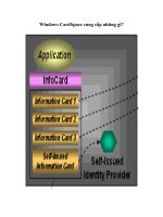 Tài liệu Windows CardSpace cung cấp những gì? pdf