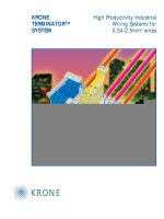 Tài liệu KRONE - Catalogue - Industrial - High productivitterminator system doc