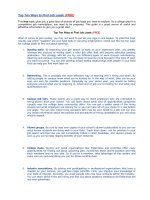 Tài liệu Top Ten Ways to Find Job Leads doc