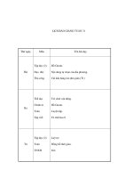 Tài liệu Gíao án tuần 31 doc