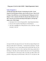 Tài liệu Tổng quan về chỉ số cơ hội số (DOI – Digital Opportunity Index) doc