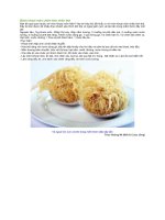 Bánh khoai môn chiên tôm nhân thịt 