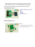 Tài liệu Đón năm học mới với sổ khung ảnh xinh xinh doc