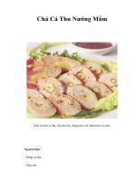 Tài liệu Chả Cá Thu Nướng Mắm ppt