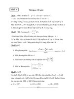 Tài liệu Đề kiểm tra toán số 01 pdf