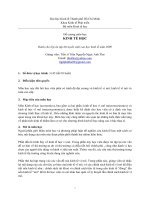 Tài liệu Đề cương môn học KINH TẾ HỌC pdf
