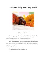 Tài liệu Các thuốc chống viêm không steroid doc