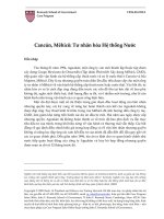 Chương trình giảng dạy kinh tế fulbright   kinh tế học khu vực công  nghiên cứu tình huống 1 tư nhân hoá hệ thống thoát nước 