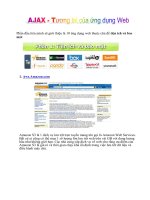 Tài liệu AJAX – Tương lai của Web 2.0 part 8 docx