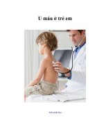 Tài liệu U máu ở trẻ em pptx
