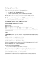 Tài liệu Creating a SqlCommand Object pptx