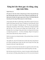 Tài liệu Xông hơi cho thon gọn vóc dáng pdf