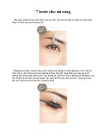 Tài liệu 7 bước cho mi cong pdf