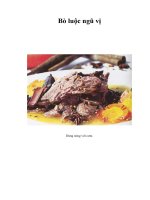 Tài liệu Bò luộc ngũ vị docx