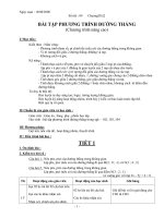 Tài liệu Bài tập phương trình đường thẳng_Chương 3 pptx