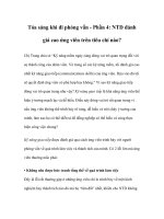 Tài liệu Tỏa sáng khi đi phỏng vấn - Phần 4 pptx