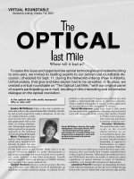 Tài liệu The optical last mile doc