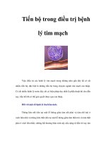 Tài liệu Tiến bộ trong điều trị bệnh lý tim mạch pdf