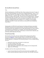 Tài liệu How the PIX/ASA Firewall Works ppt