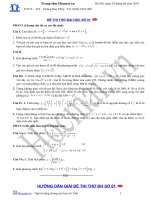 Tài liệu Đề và đáp án thi thử đại học môn Toán 2010_số 01 ppt