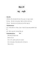 Tài liệu Tiếng việt 1 - Bài 25, 26 ppt
