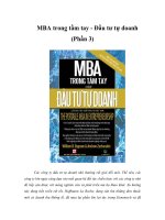 Tài liệu MBA trong tầm tay - Đầu tư tự doanh (Phần 3) Các công ty đầu tư tự doanh nhỏ pptx