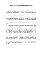 Tài liệu NƯỚC CỜ ĐỘC CỦA CÔNG NGHIỆP XE HƠI TRUNG QUỐC ppt