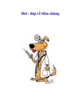 Tài liệu Hỏi - đáp về tiêm chủng ppt