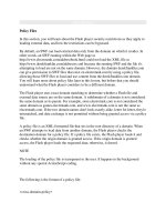 Tài liệu Policy Files pdf