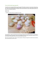 Cách muối dưa hành ngon ngày tết 