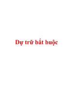 Tài liệu Dự trữ bắt buộc docx