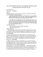 Tài liệu Thủ tục Hoàn thuế GTGT ppt