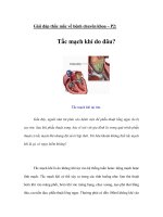 Tài liệu Giải đáp thắc mắc về bệnh chuyên khoa – P2 docx